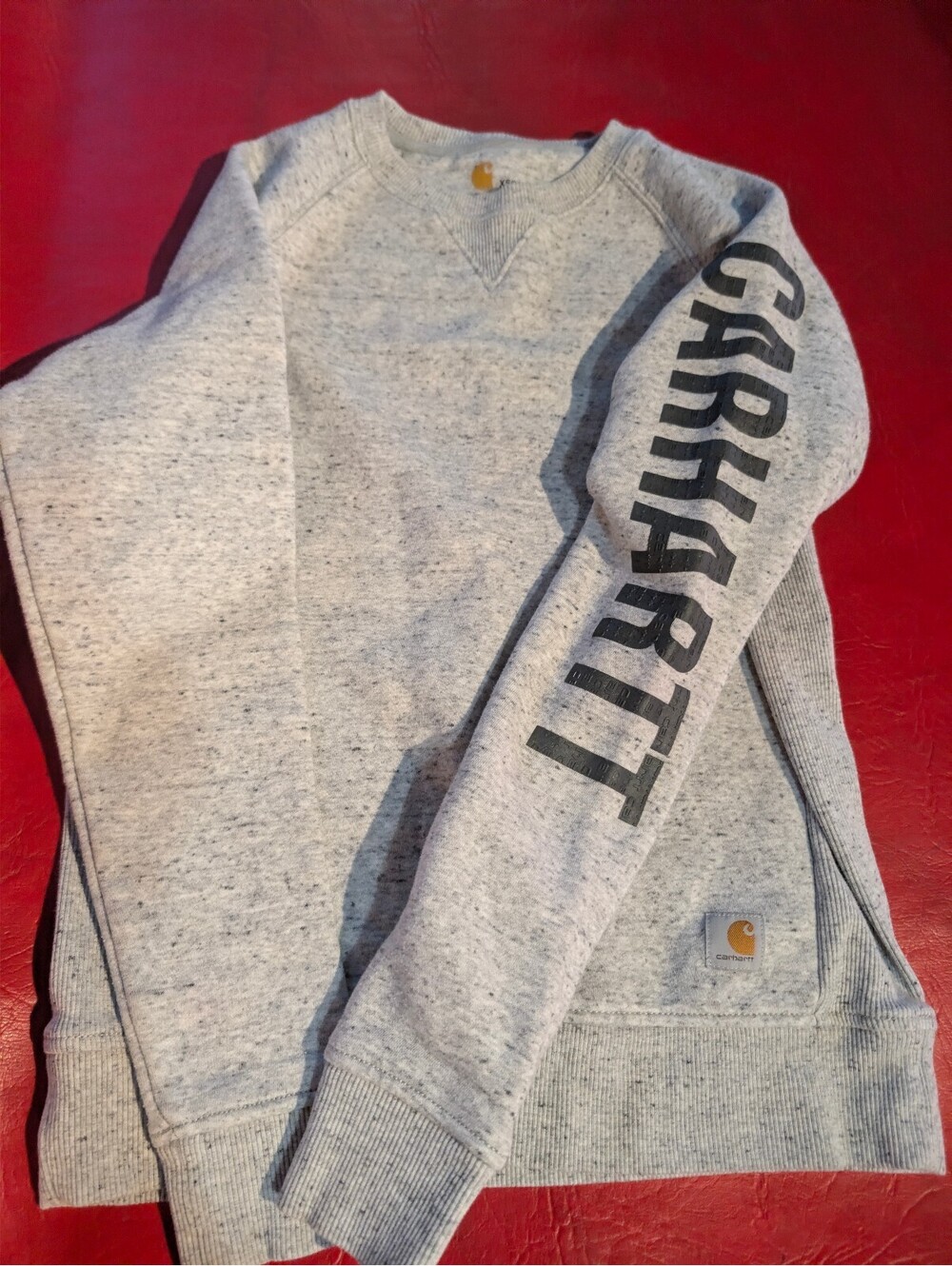 Carhartt Relaxed Fit Gray Crewneck Sweatshirt XS